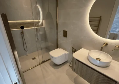 Builders sparkle clean of a new-build property ready for handover